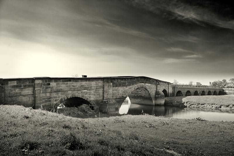 Bubwith village, East Yorkshire, the former toll bridge over the river Derwent